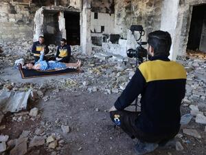 Syria Rescuers Film Tutorial to Aid Ukraine's First Responders (AFP)