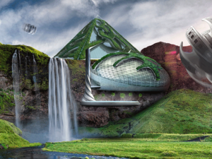 Autonomous shooting travel pods will drop guests off at mesmerising destinations, while miniature eco-systems protected from the elements by bubble-like structures will mirror their surroundings.