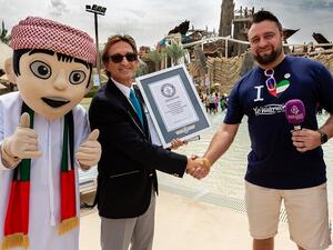Yas Waterworld Officially Certified Guinness World Record Holder