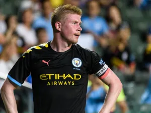 Manchester City's Kevin De Bruyne is rated as the outstanding player in the heart of the field, beating Luka Modric to top spot