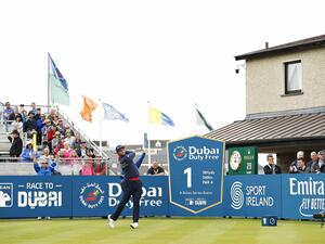 Rahm in action at the Dubai Duty Free Irish Open lr