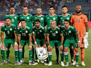  Youcef Belaili's goal fired Algeria into the Africa Cup of Nations round of 16 after they beat Senegal 1-0. 