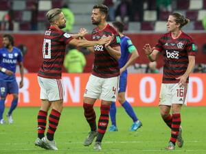  Bruno Henrique ensured Flamengo did not suffer a shock loss in the Club World Cup semi-finals as they beat Al Hilal 3-1. 