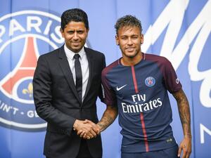 Al-Khelaifi and Neymar
