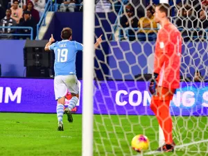  For the second time in three years Lazio were triumphant in the Supercoppa Italiana against Juventus as Simone Inzaghi's men won 3-1. 
