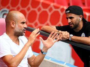 محرز وغوارديولا