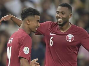 Boualem Khoukhi scored a bizarre equaliser as Qatar came from behind to draw 2-2 against Paraguay in their first game of the Copa America.