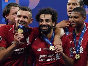  Twelve months after injury forced him off in Kiev, the Egyptian scored and sealed European glory in Madrid as Liverpool beat Tottenham 