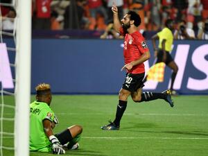 Mohamed Salah got off the mark in the 2019 Africa Cup of Nations, as Egypt beat DR Congo to book a place in the knockout phase.