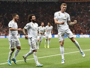 كروس يحتفل بهدفه