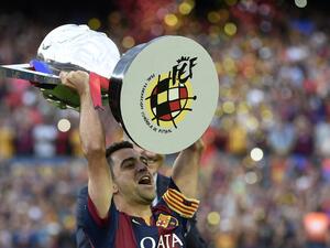 The Spaniard will be returning to Camp Nou as a coach in the future, but exactly when remains to be seen (Photo: AFP)