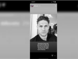 Demi Lovato urged people to seek help after her friend Thomas died following a battle with addiction. (Photo by ddlovato/Instagram Stories)