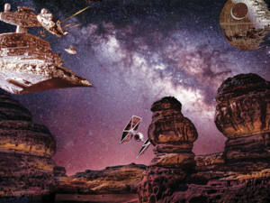 The desert here is filled with hulking rock formations that could easily fit in with any of the previous film locations.  (Shutterstock/ File Photo)