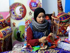 The young artisan, Gira has started her small project six years ago, right after graduation. (Photos taken by Mahmoud Fekry/ Daily News Egypt)
