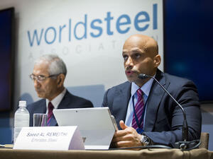 المهندس سعيد غمران الرميثي، رئيس اللجنة الاقتصادية في منظمة الحديد والصلب العالمية