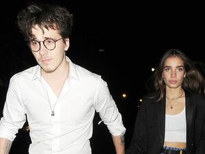 بروكلين بيكهام وحبيبته هانا كروس