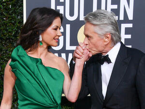 كاثرين زيتا جونز ومايكل دوغلاس