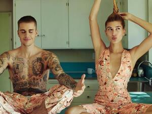 جاستن بيبر وهايلي بالدوين