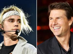 جاستن بيبر وتوم كروز