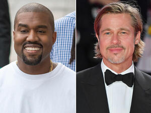 براد بيت وكانييه ويست