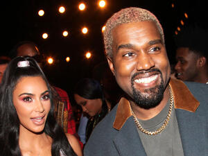 كيم كارداشيان وكانييه ويست 