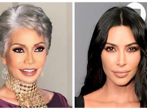 كيم كارداشيان وسوسن بدر