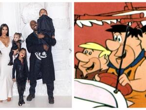 كيم كارداشيان وعائلة فلينستون