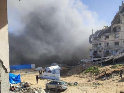 استهداف مقر شرطة في غزة