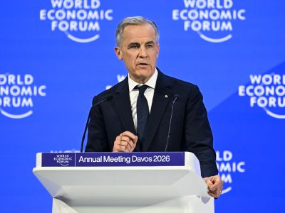 Carney warns world order ‘rupture’ as U.S.–Greenland standoff looms large at Davos