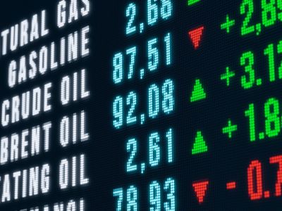 Oil and energy goes up as stocks fall
