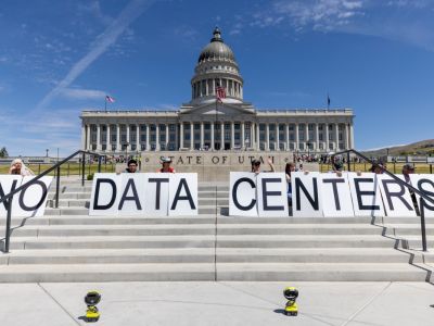 AI Data center protest in the US