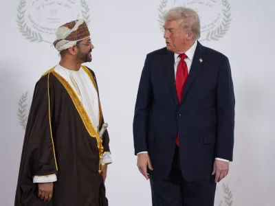 Trump with Omani FM
