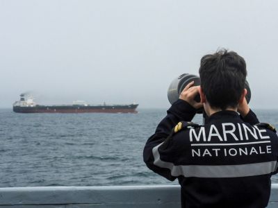 French Navy observing Russian shadow fleet tanker