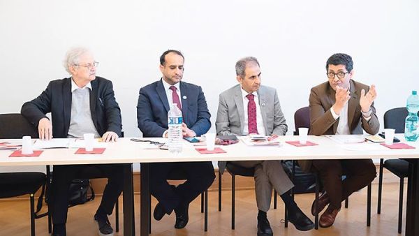 جانب من الاحتفال بالتعاون بين مشروع "كلمة" وألمانيا.