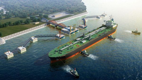 The vessel called SALINA loaded approximately one million barrels of Iranian oil.