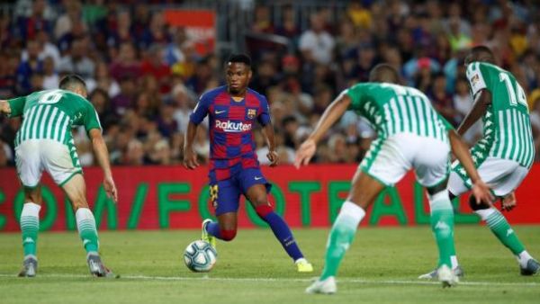 فاتي خلال المباراة