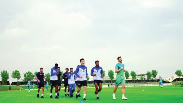 جانب من التدريبات