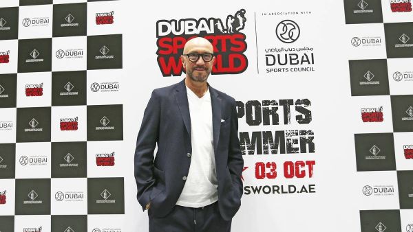 Italian football icon Walter Zenga at the Dubai Sports World. (Photo: Juidin Bernarrd)