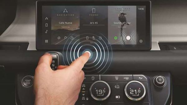 Jaguar Land Rover Develops Contactless Touchscreens