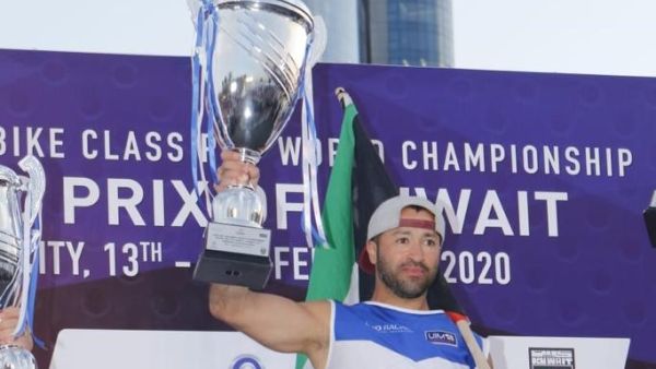 Kuwait's Aquabike racer Yusuf Abdulrazzeq (Photo: KUNA)
