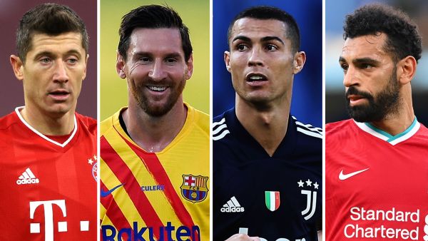 A whole host of familiar names are up for this year's individual prize, which will be awarded to the player who receives the most public votes (Photo: goal.com)