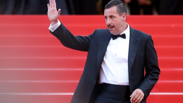 US actor Adam Sandler waves as he arrives on May 21, 2017 for the screening of the film 'The Meyerowitz Stories (New and Selected)'. (AFP/ File)
