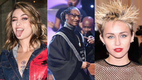 مايلي سايريس وسنوب دوج وباريس جاكسون