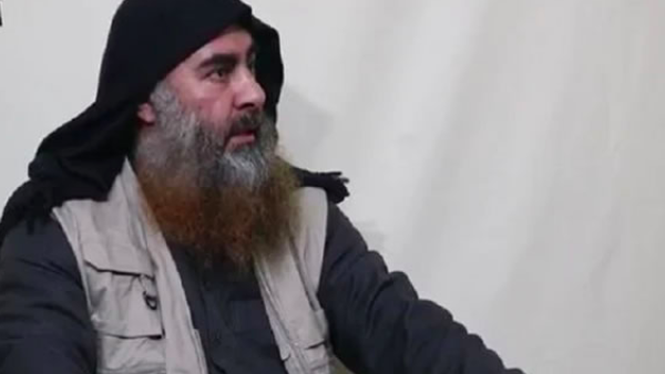 A recent image of Al Baghdadi as surprise video (AFP/Getty Images) 