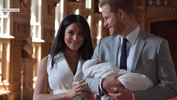 Prince Harry, Meghan Markle  and Their Son 'Archie'