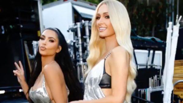 Paris Hilton and Kim Kardashian 