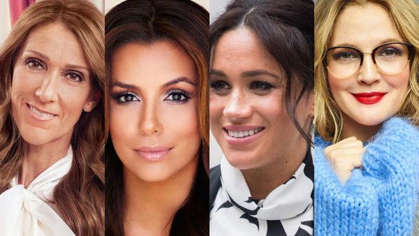 درو بيريمور وميغان ماركل وإيفا لونغوريا وسيلين ديون