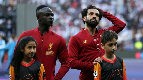 Basmah Alshnaifi with global footballe in the final match of UEFA Champions League Basmah Alshnaifi with global footballe in the final match of UEFA Champions League