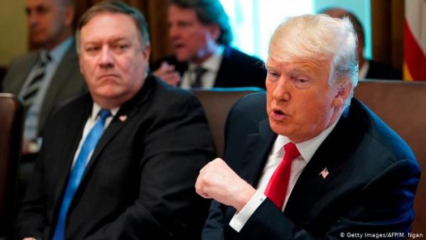 US President Donald Trump and US Secretary of State Mike Pompeo. (AFP/ File Photo)
