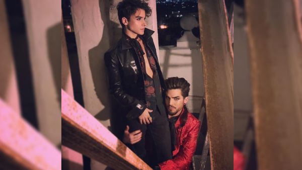 Adam Lambert and Javi Costa